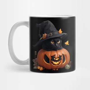 Cat In The Pumpkin Mug